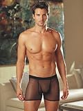 SeXy Mens Black Mesh Short