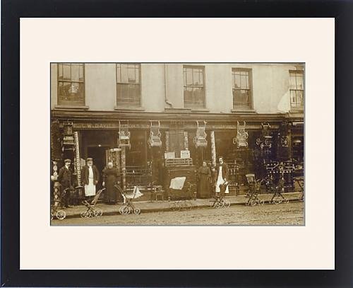 Framed-Artwork-of-Welsh-Cabinet-Makers-with-prams