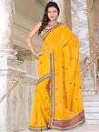 CHIFFON TRADITIONAL MOTTIFS SHORT PALLU
