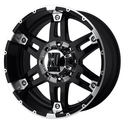 XD Series Spy XD797 Gloss Black Machined Wheel (17x8
