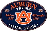 Auburn University Tigers Wooden Pub Style Bar Sign