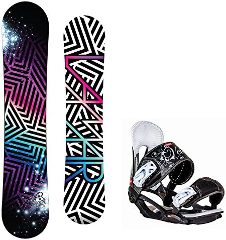 Lamar Merlot Women's Snowboard with Head Velvet Bindings - 2013 - Board Size 144