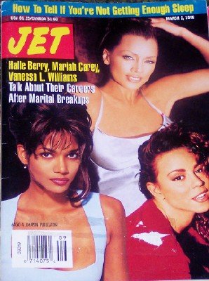 Jet Magazine March 2, 1998: Mariah Carey, Halle Berry, Vanessa Williams