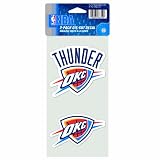 NBA Oklahoma City Thunder 4-by-8 Die Cut Decal