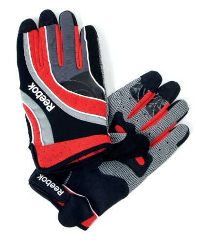 Reebok Herren Fahrradhandschuhe, mehrfarbig rot/schwarz/grau/wei&szlig;, S, RCA1-14001 Preisvergleich