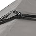 Yescom 8'x8' UV30+ Gazebo Canopy Replacement Top Cover Grey for Dual Tier Outdoor Patio Garden Tent Y0088T09