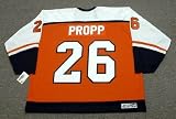 BRIAN PROPP Philadelphia Flyers 1985 CCM Throwback NHL Hockey Jersey, MEDIUM