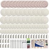 SPTA ロータリーツールアクセサリーセット付きボックス サンディング/グラインディングセット 為に 1/8"（3mm）シャンク Dremel (ドレメル）Proxxon ロータリーツール--サンディ