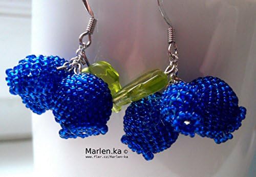 Blueberry earrings