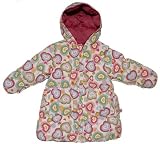 Girls Reversible Coat with Hearts by One Kid