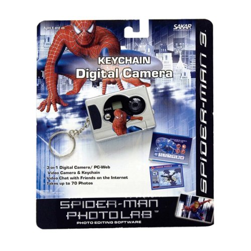 Childrens Toyshop  Toys : Spider-Man 3 Keychain Digital Camera