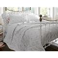 White Bedspread / Throwover With Pillowshams Double/King/Super king size