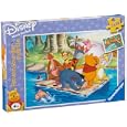 Ravensburger Jigsaw Puzzle - Disney Winnie the Pooh, on the River - 2 x 20 pieces in one box