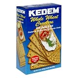 Kedem Crackers, Whole Wheat Crackers W/ Garlic & Dill, 9-Ounce (Pack of 24)