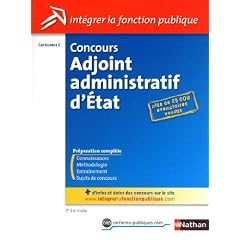 Concours adjoint administratif d'Etat - Cat�gorie C