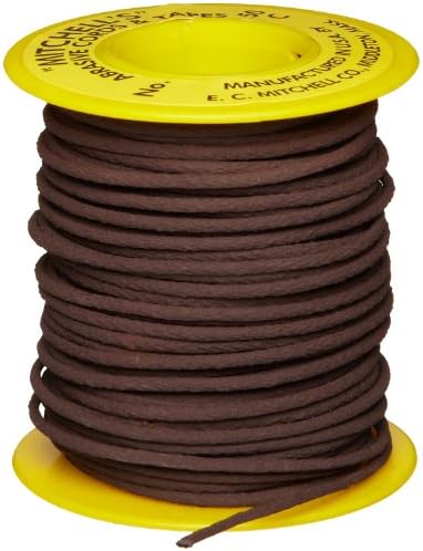 Mitchell Abrasives 50-C Round Crocus Polishing Cord, .070" Diameter x 50 Feet