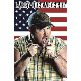 Larry the Cable Guy (American Flag) Movie Poster Print - 24