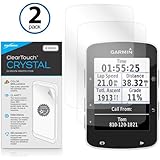 Garmin Edge 520 Screen Protector, BoxWave&reg; [ClearTouch Crystal (2-Pack)] HD Film Skin - Shields From Scratches for Garmin Edge 520