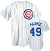 Carlos Marmol White Majestic MLB Home Royal Replica Chicago Cubs Jersey
