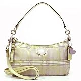 (コーチ)COACH 2WAYショルダーバッグ [シグネチャー SISタータン プラッド デミ クロスボディ] F17210 SV/MC ライトベージュXパープルマルチ 並行輸入品