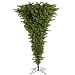 5.5' Pre-Lit Green Upside Down Artificial Christmas Tree - Clear Lights