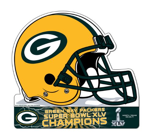 NFL Green Bay Packers 2010 Super Bowl XLV Champion Die Cut Pennant