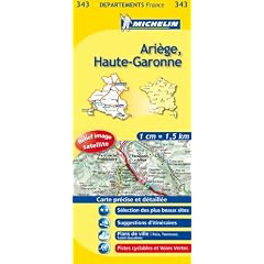 Ari�ge, Haute-Garonne : 1/150 000