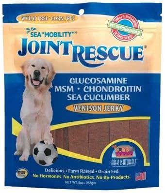 Sea Mobility for Allergic Dogs - Venison Jerky 22 strips from Ark Naturals ( Multi-Pack)