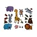 20 tlg. Set Wandtattoo / Fensterbilder selbstklebend Affe Giraffe Nilpferd Hase B�r Elefant Zootiere L�we Blumen Zabra Tattoo Zimmer Kinderzimmer Kinder Kind Baby gelb Deko Dekoration Bilder Tier Tiere Fenstersticker Wandsticker Sticker Fensterbild
