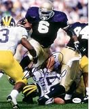 Jerome Bettis Autographed/Hand Signed Notre Dame Fighting Irish 8x10 Photo