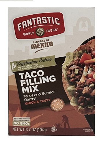 Fantastic World Foods, Taco Filling Mix 3.7 Oz. (Pack of 6)