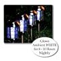 SUNergy Arch Inlay Solar LED Garden Yard Accent Lights Pewter (4) NEW