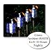 SUNergy Arch Inlay Solar LED Garden Yard Accent Lights Pewter (4) NEW