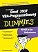 Excel 2007 VBA-Programmierung Fur Dummies (German Edition)