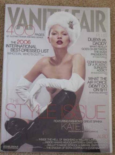 Vanity Fair Magazine, December 2006, Kate Moss cover