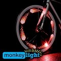 Monkey Light M210 Bike Light - 10 Full Color LEDs - Waterproof - Hundreds of theme and color combinations