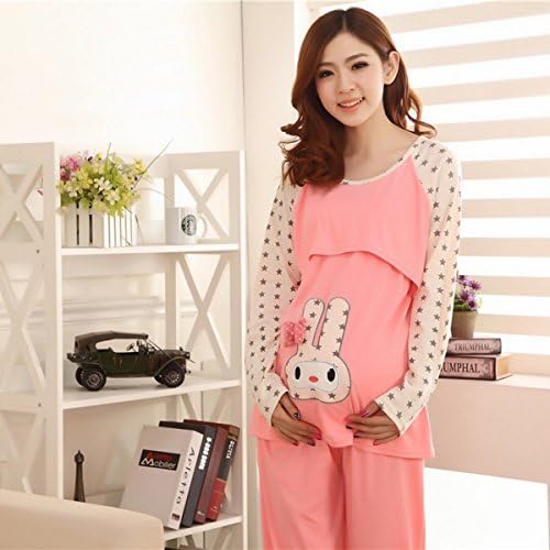 Afterstorm Postpartum Breast-feeding Clothing Pregnant Women Pajamas Xl