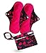 Period Mate Set of Two 12.5 Inches X-Long High End Reusable Menstrual Pads with Wet Bag (Red Hearts)