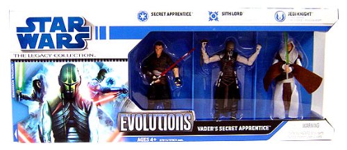 51bUGYXadSL Star Wars 3.75 Inch Scale Clone Wars Evolutions PK   Vaders Secret Apprentice