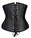 Camellias 24 Double Steel-Boned Longline Heavy Duty Waist Training Corset Shaper