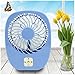 LP Mini USB Output Electric Fan Compact Easy To Carry for the Office , Home , Dorm , Study , Library , Games Room Outdoor Travel , Keep You Cool and Relaxed (Blue)