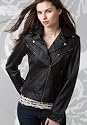 GIPSY LAMMNAPPA BIKER LEDERJACKE Rebell PNW schwarz