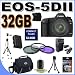 Canon EOS 5D Mark II 21.1MP Full Frame CMOS Digital SLR Camera with EF 24-105mm f/4 L IS USM Lens With 32GB Accessory Kit