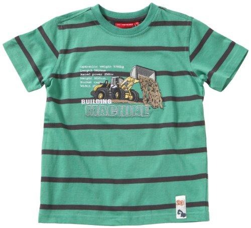 Salt & Pepper Jungen T-Shirt, gestreift 2912172, Gr. 128, Gr&uuml;n (green) Preisvergleich