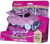 Fisher Price Shake 'N Go Crash Ups Car - Pink LOW RIDER [Dimension : 6-1/2" (L) x 3-1/2" (W) x 2-1/2"(H)]
