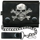 Jolly Roger Leather Wallet