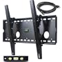 VideoSecu Tilt TV Wall Mount for Most 32"-60" LCD LED Plasma TV Flat Screen, Sturdy Steel Wall Plate Free HDMI Cable and 6" Bubble Level M43