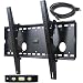 VideoSecu Tilt TV Wall Mount for Most 32"-60" LCD LED Plasma TV Flat Screen, Sturdy Steel Wall Plate Free HDMI Cable and 6" Bubble Level M43