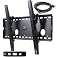VideoSecu Tilt TV Wall Mount for Most 32"-60" LCD LED Plasma TV Flat Screen, Sturdy Steel Wall Plate Free HDMI Cable