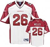 Chris "Beanie" Wells White Reebok NFL Premier Arizona Cardinals Jersey - Medium